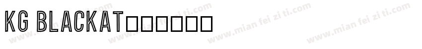 KG BLACKAT字体转换